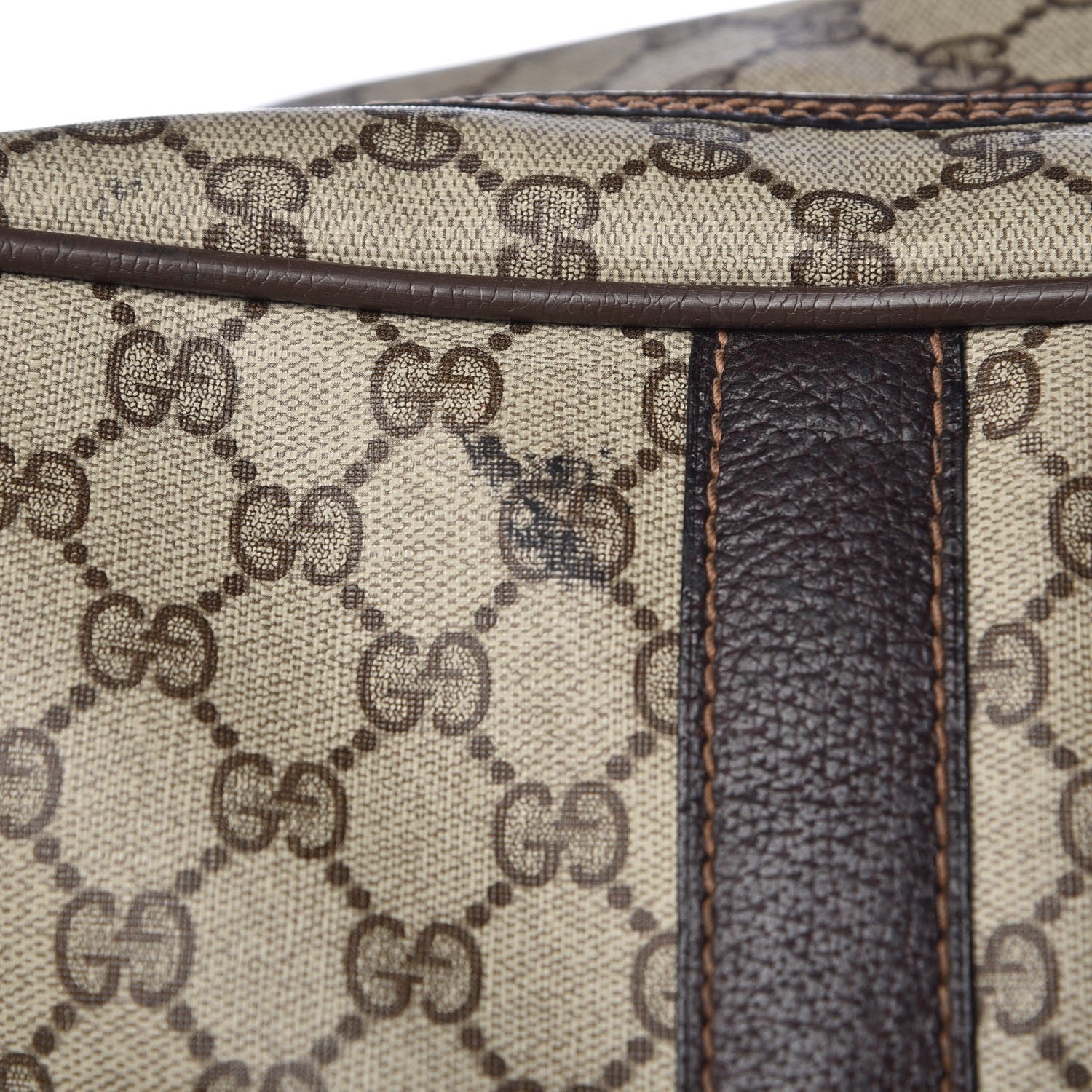Gucci Monogram Joy Suitcase Luggage Brown 28 of 34