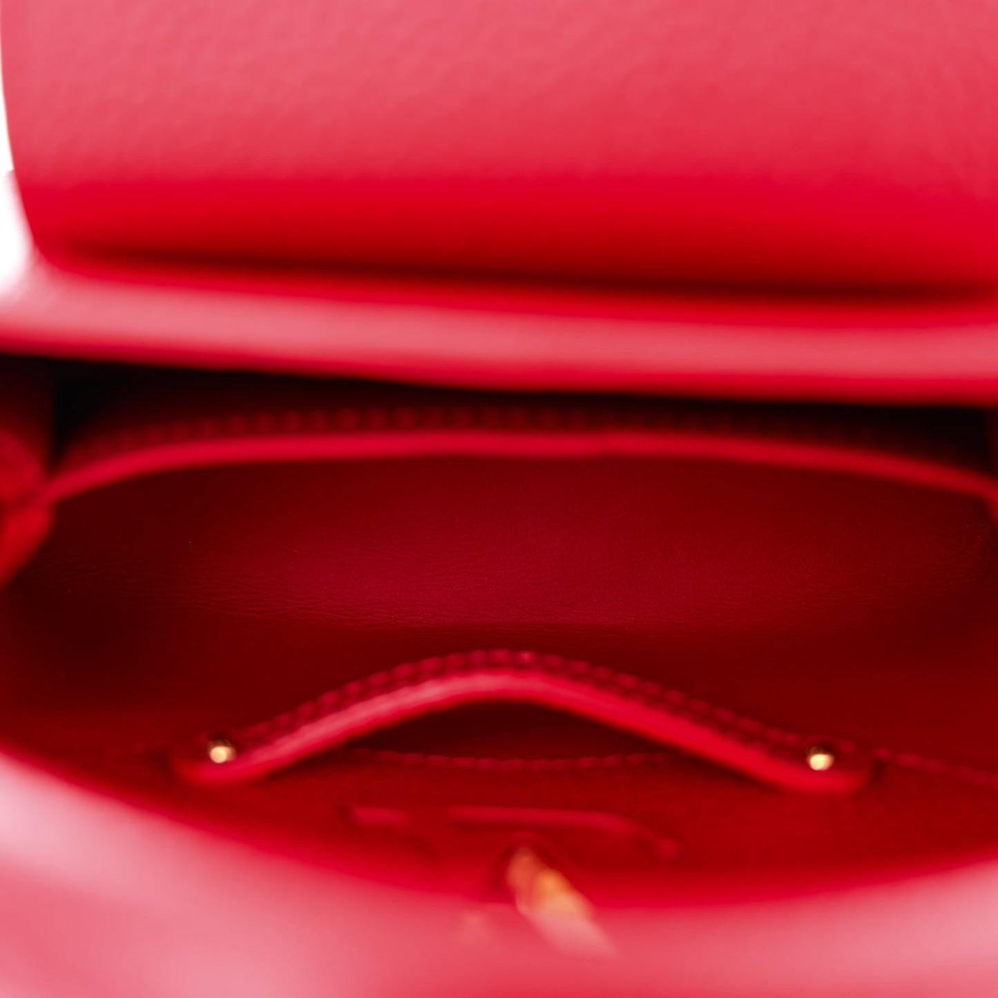 Taurillon Mini Capucines Scarlet