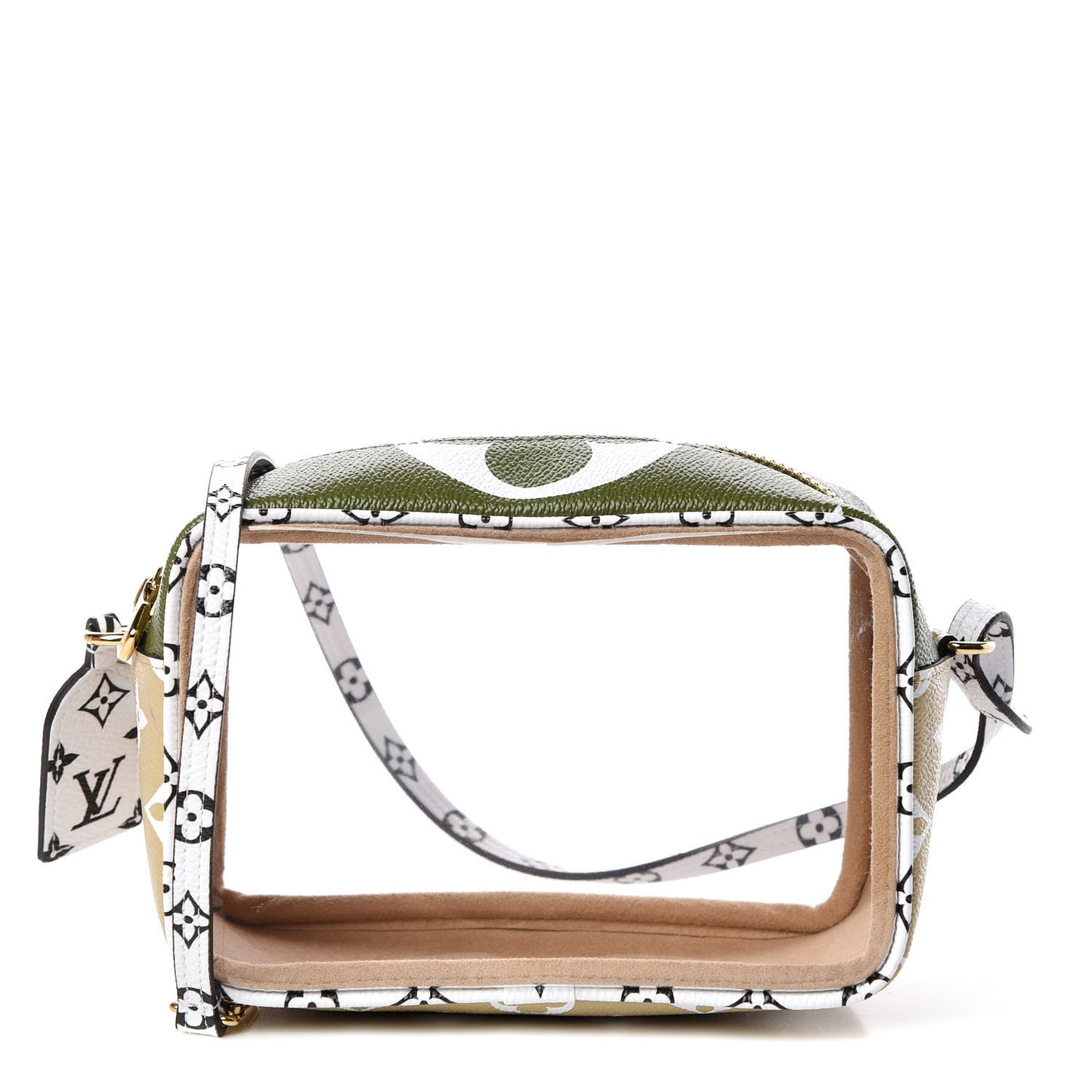 Monogram Giant Beach Pouch Kaki