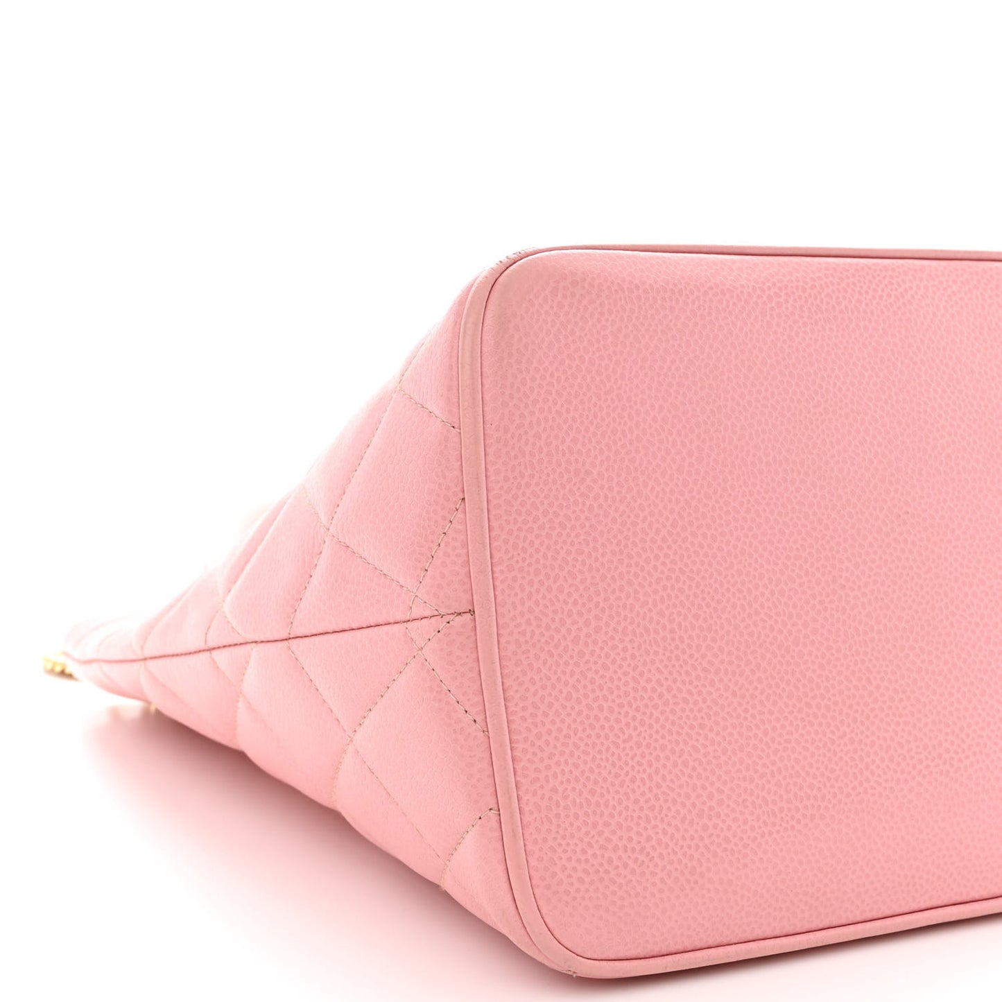 Caviar Quilted Medallion Tote Light Pink