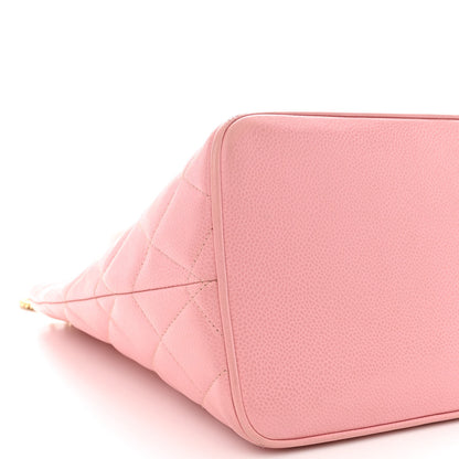 Chanel Caviar Quilted Medallion Tote Light Pink 10 of 12