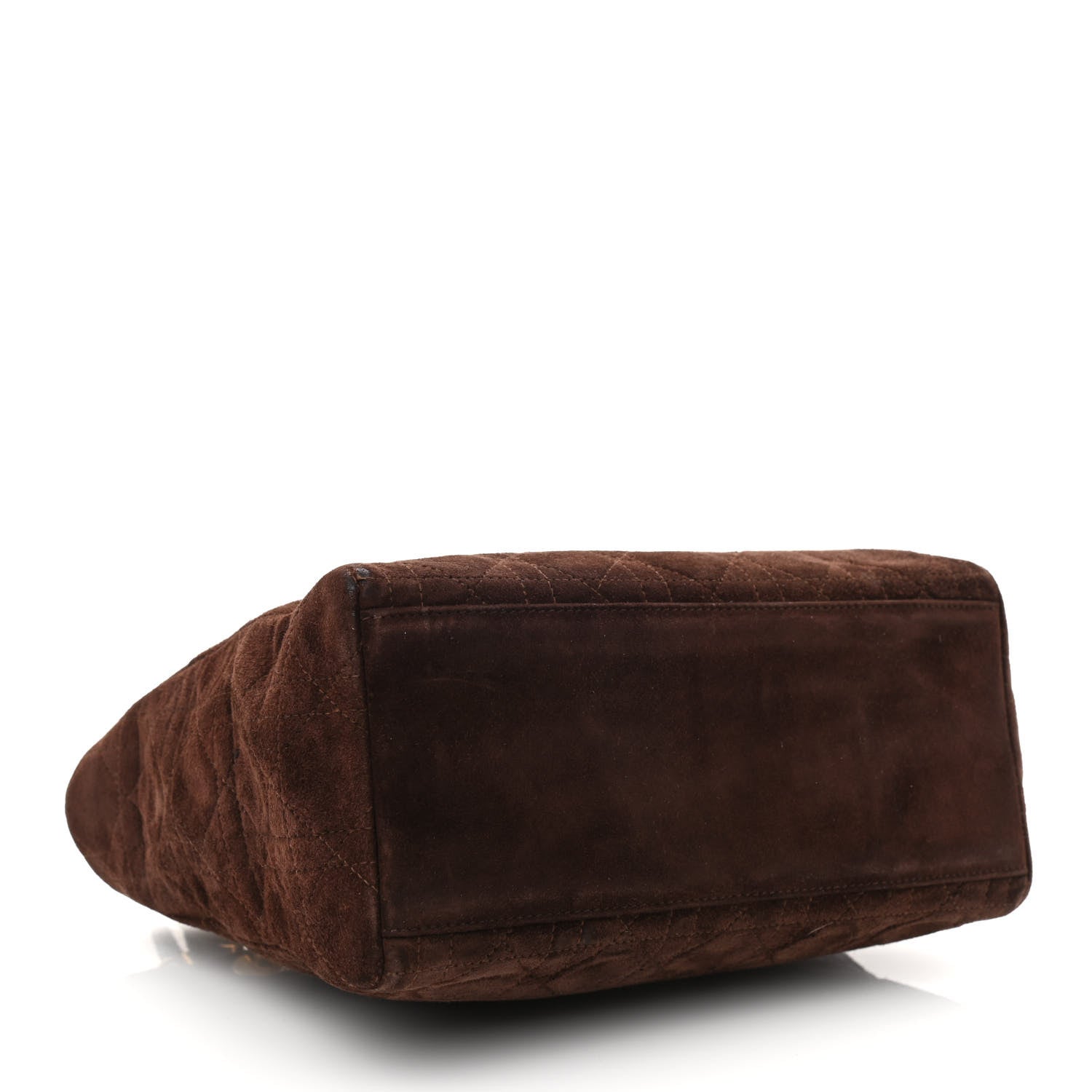 Christian Dior Suede Cannage Medium Lady Dior Brown 4 of 13