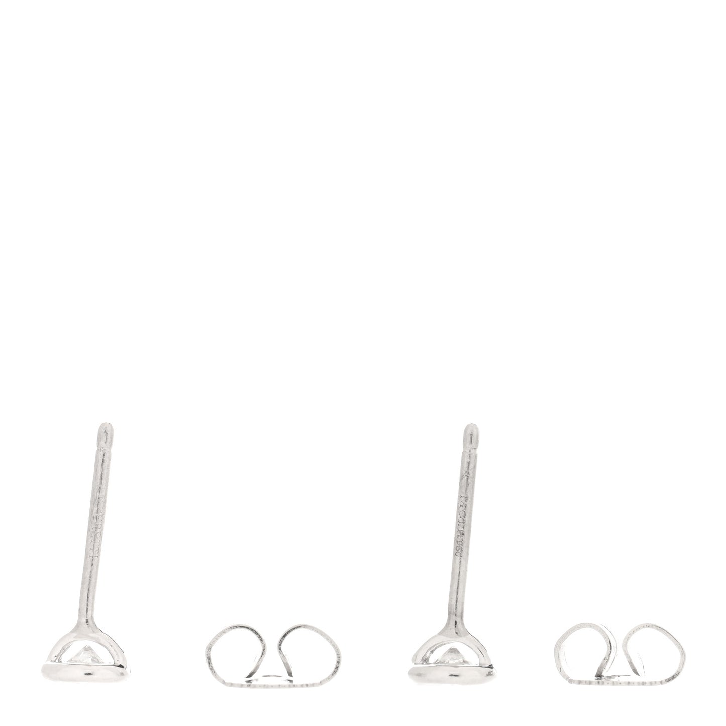Platinum Diamond .32ctw Elsa Peretti Diamonds By The Yard Earrings