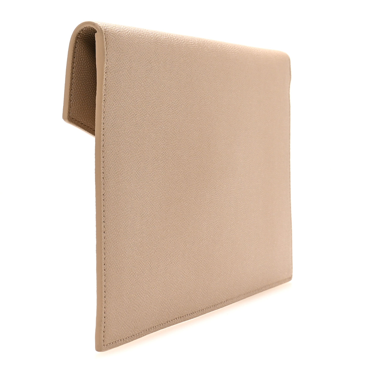 Saint Laurent Grain De Poudre Uptown Pouch Dark Beige 3 of 8