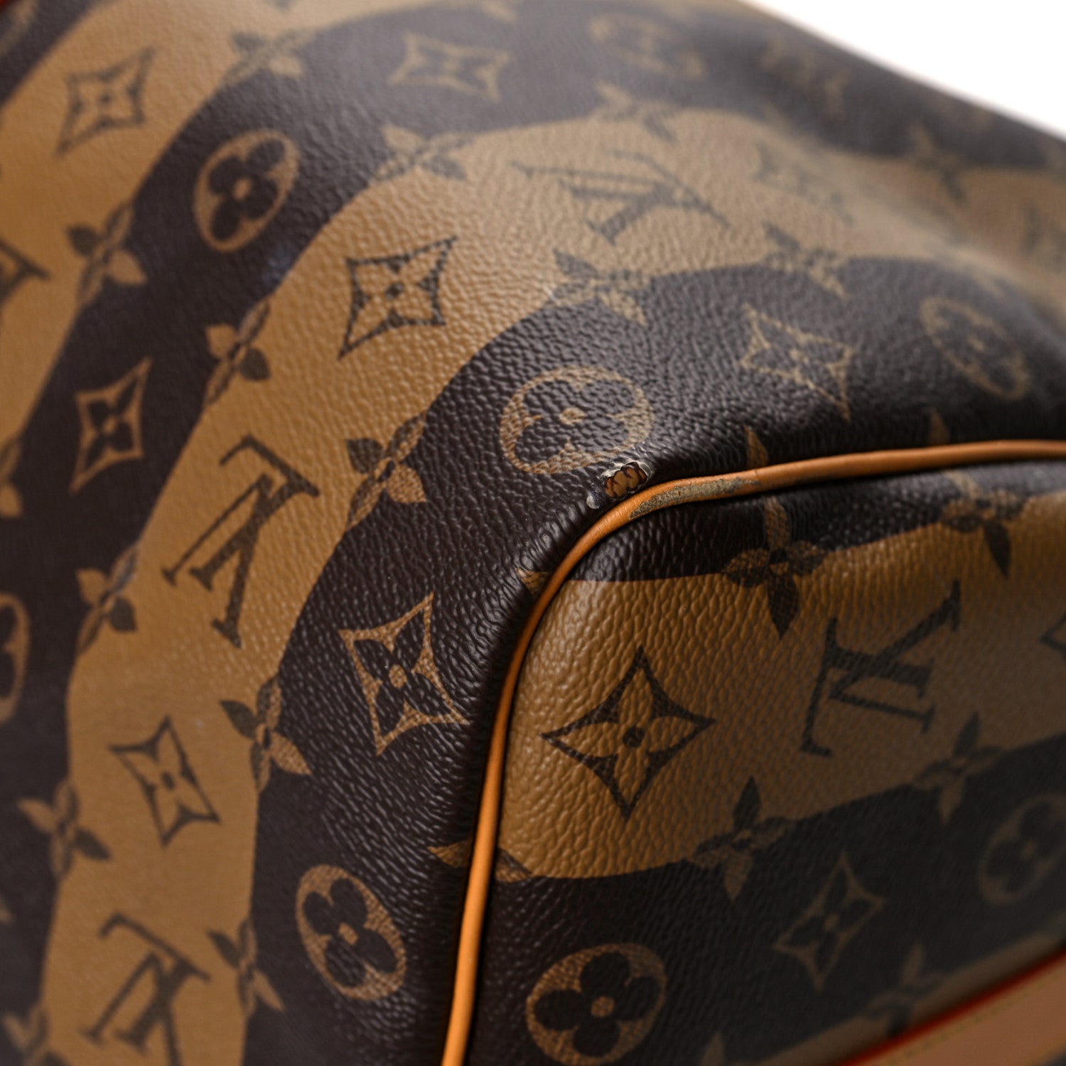 Louis Vuitton X NIGO Reverse Monogram Stripe Keepall Bandouliere 50 Brown 10 of 17