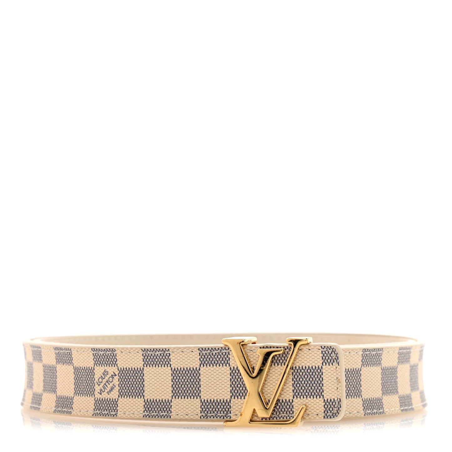 Damier Azur LV Initiales Belt 80 32