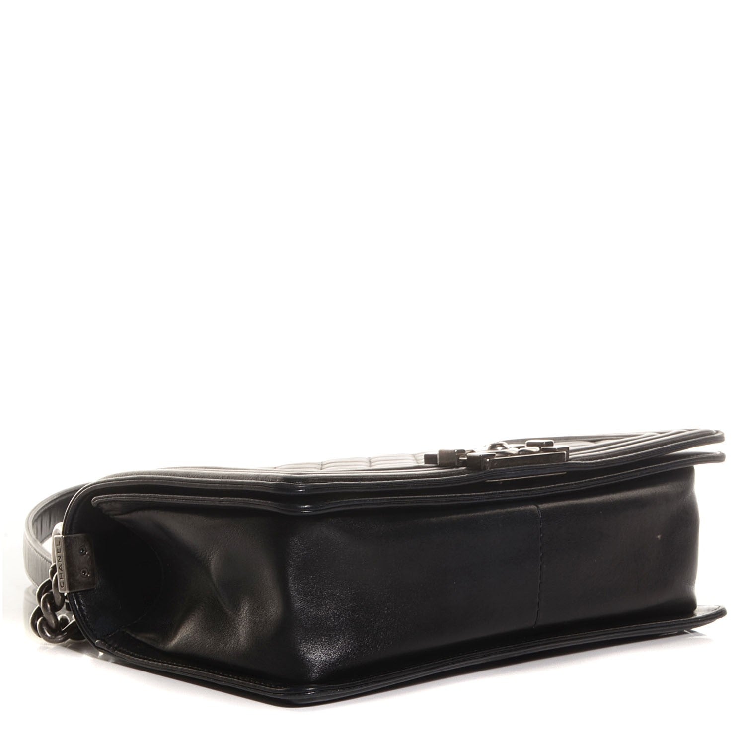 Chanel Lambskin Quilted Medium Boy Flap Black 4 of 8