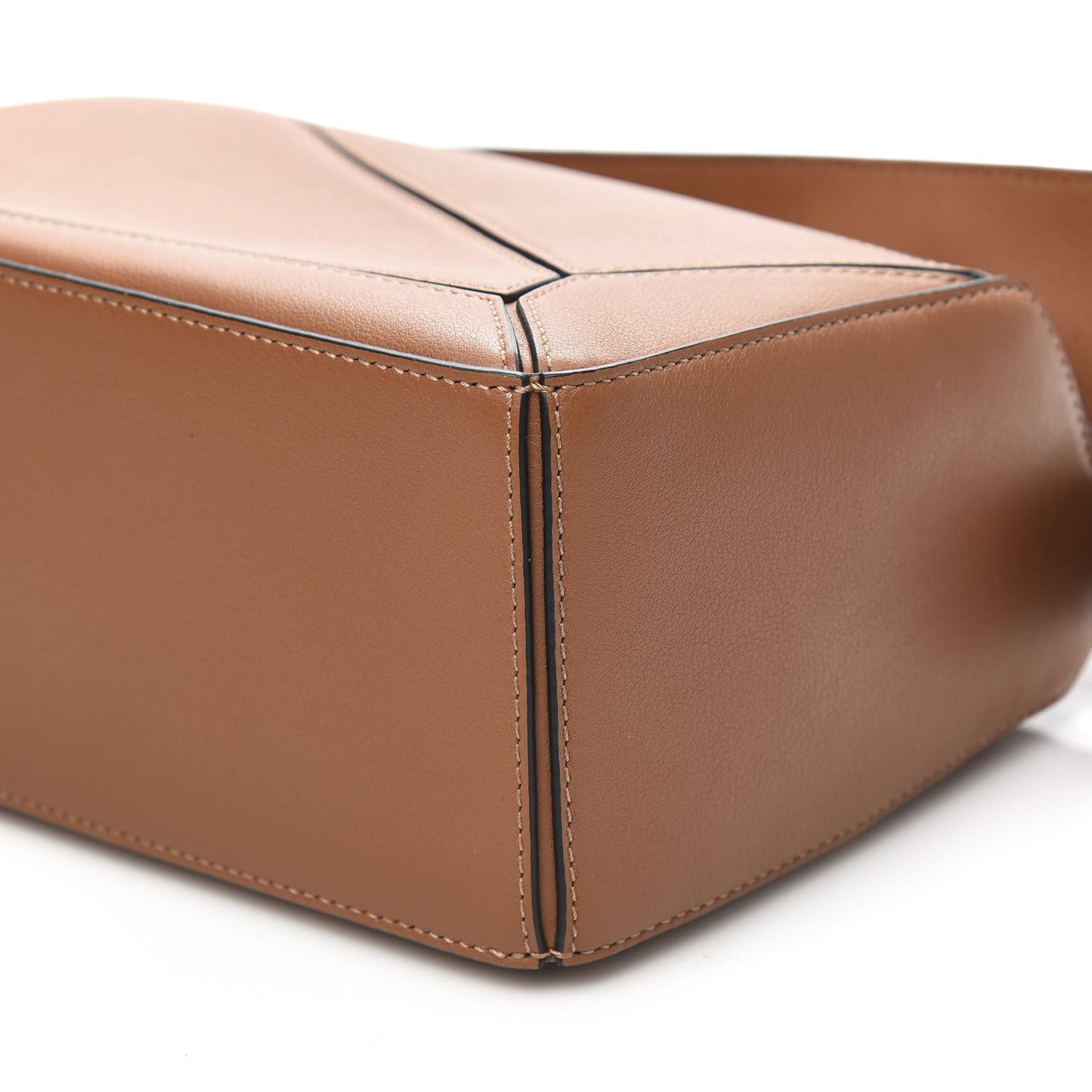 Calfskin Small Puzzle Bag Tan