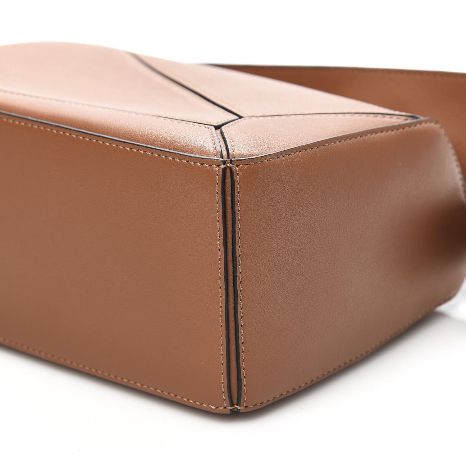Loewe Calfskin Small Puzzle Bag Tan 8 of 9