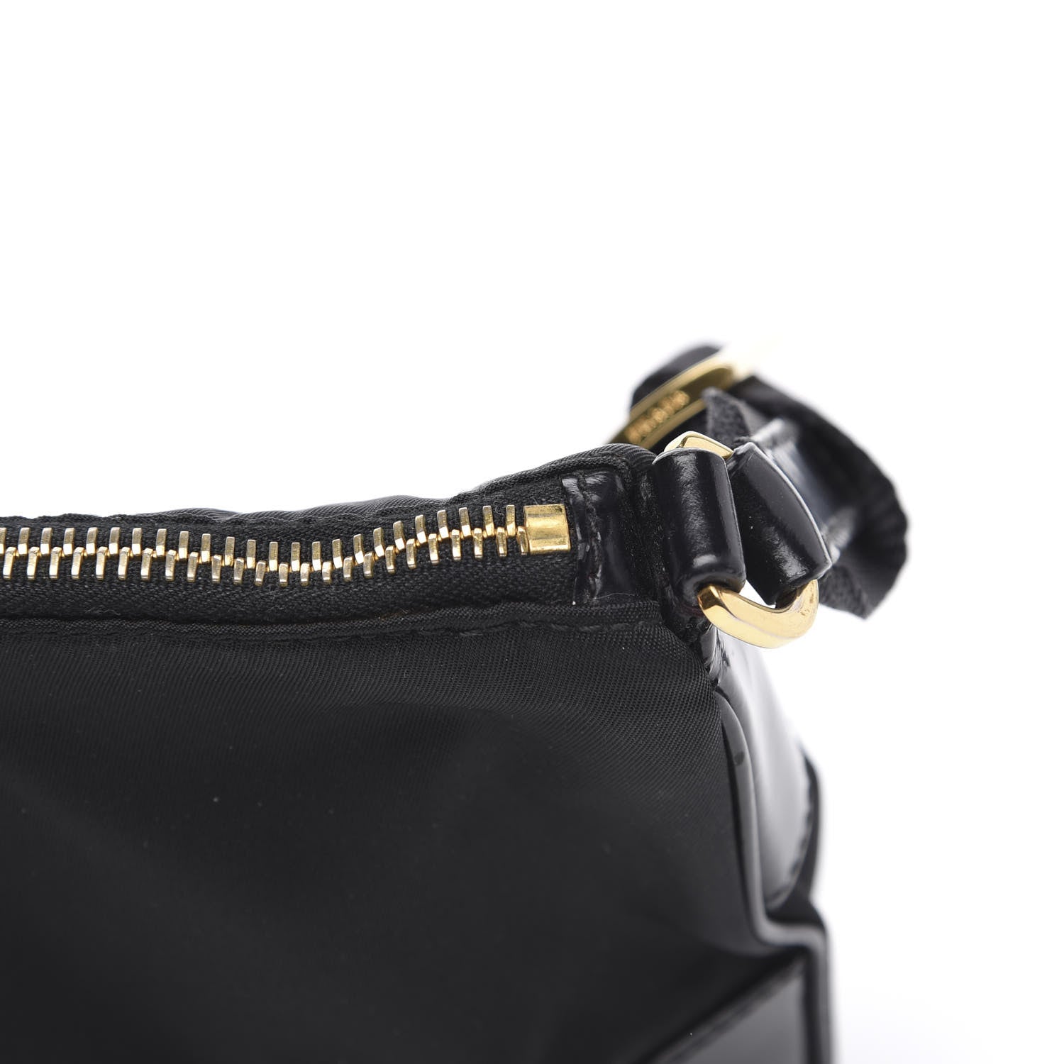 Prada Tessuto Nylon Shoulder Bag Black 11 of 11