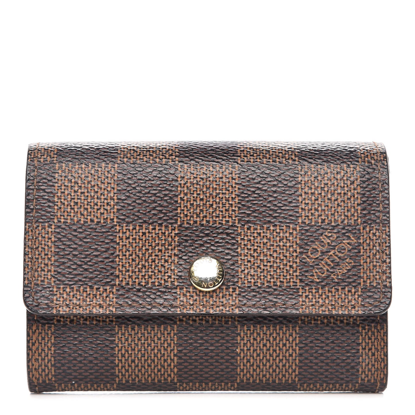 Damier Ebene Porte-Monnaie Plat Coin Purse