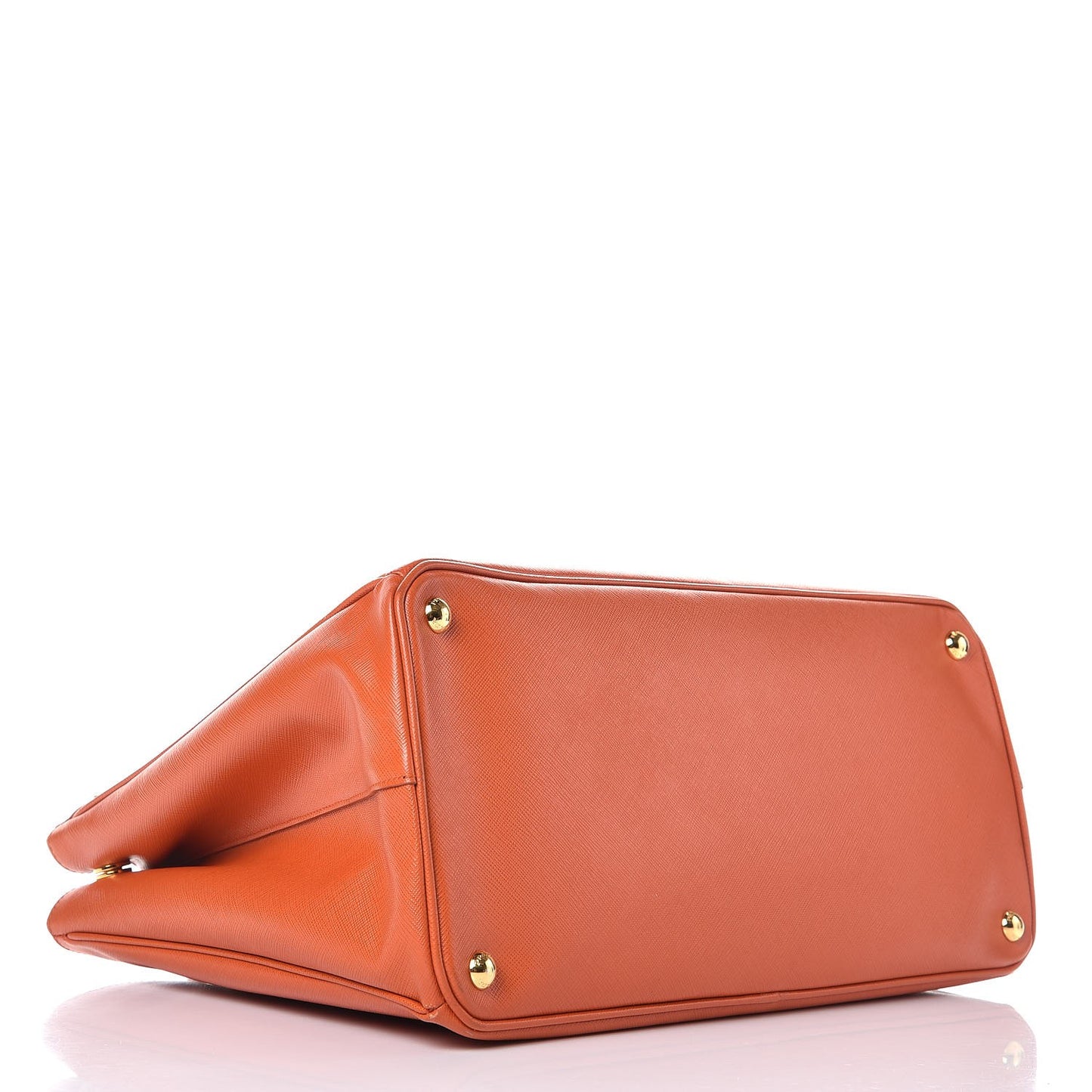 Saffiano Lux Large Tote Papaya