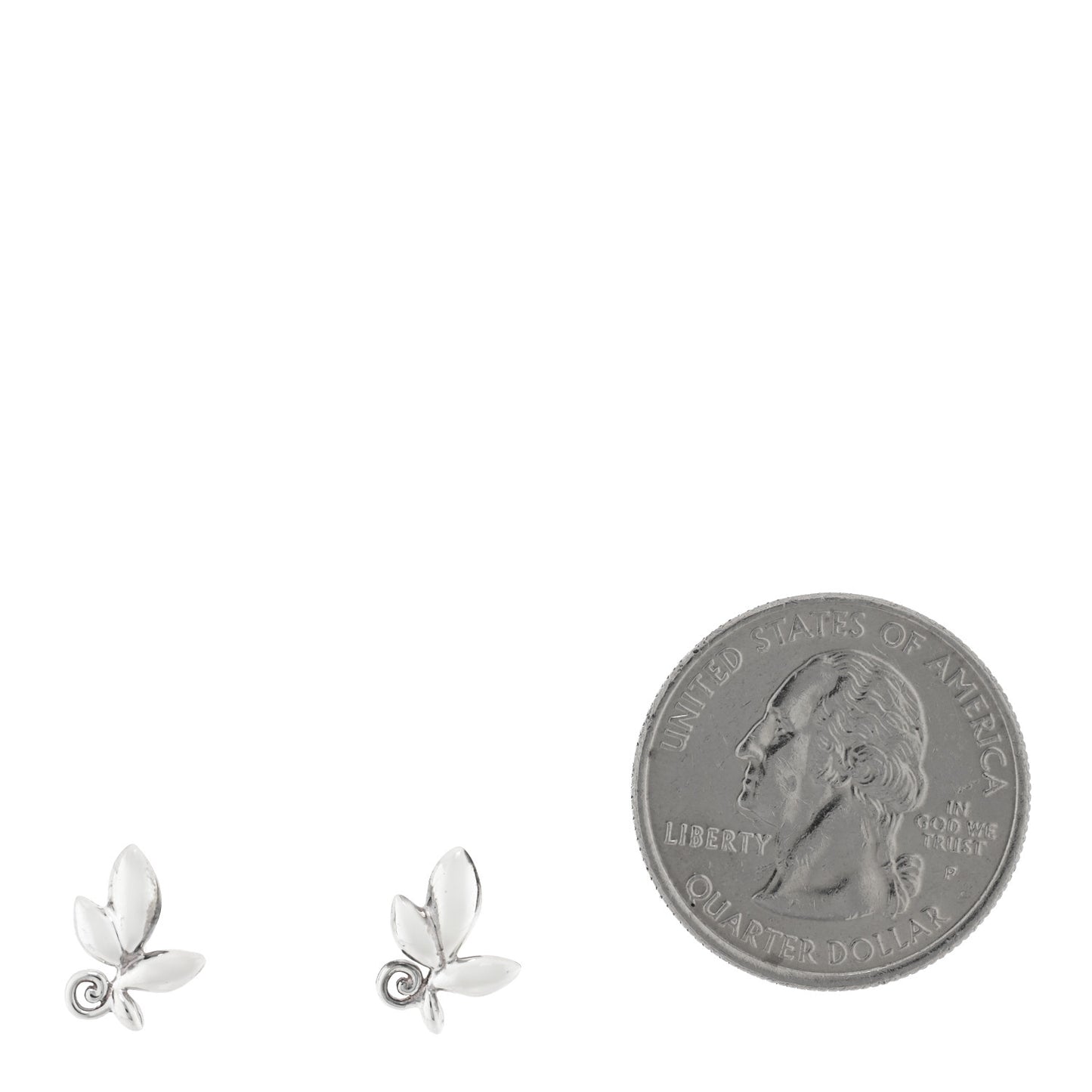 Sterling Silver Paloma Picasso Olive Leaf Earrings