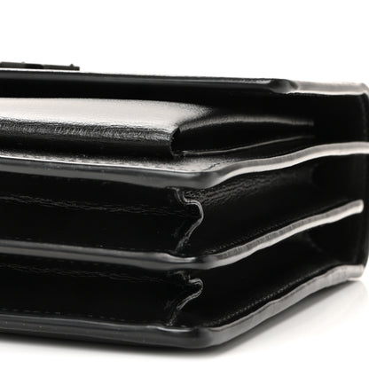 Saint Laurent Calfskin Medium Monogram Monochrome Sunset Black 9 of 10