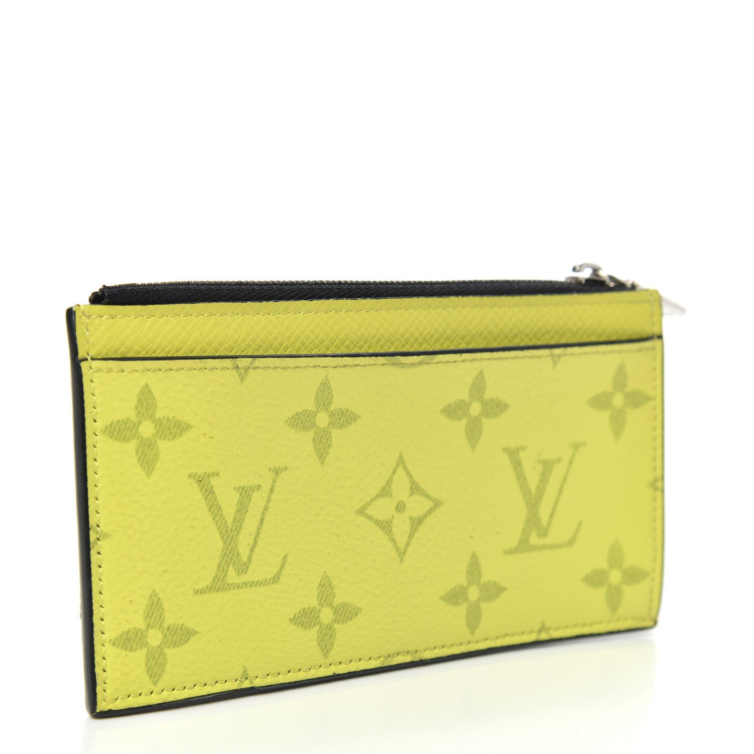 Louis Vuitton Monogram Taiga Coin Card Holder Yellow 3 of 8