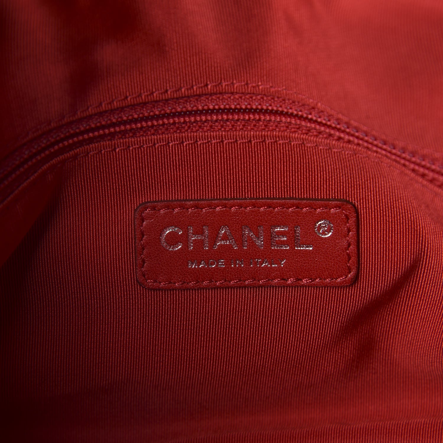 Chanel Lambskin Bubble Quilt Camera Case Red 8 of 10