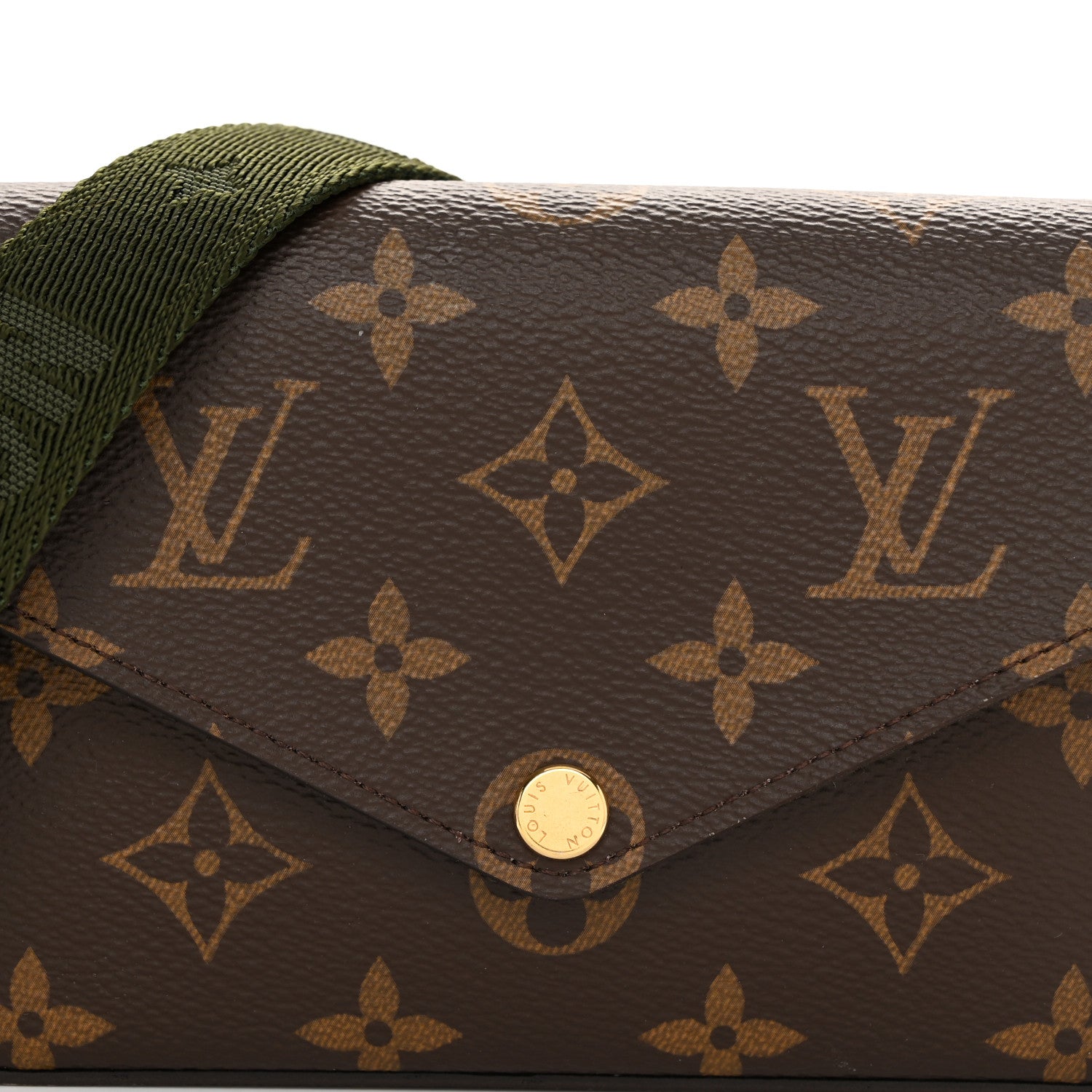 Louis Vuitton Monogram Felicie Strap & Go Kaki 7 of 10