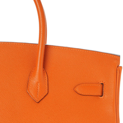 Hermes Epsom Birkin 35 Orange 32 of 34