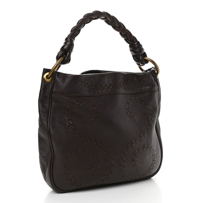 Bottega Veneta Cervo Braided Hobo Ebano 3 of 9