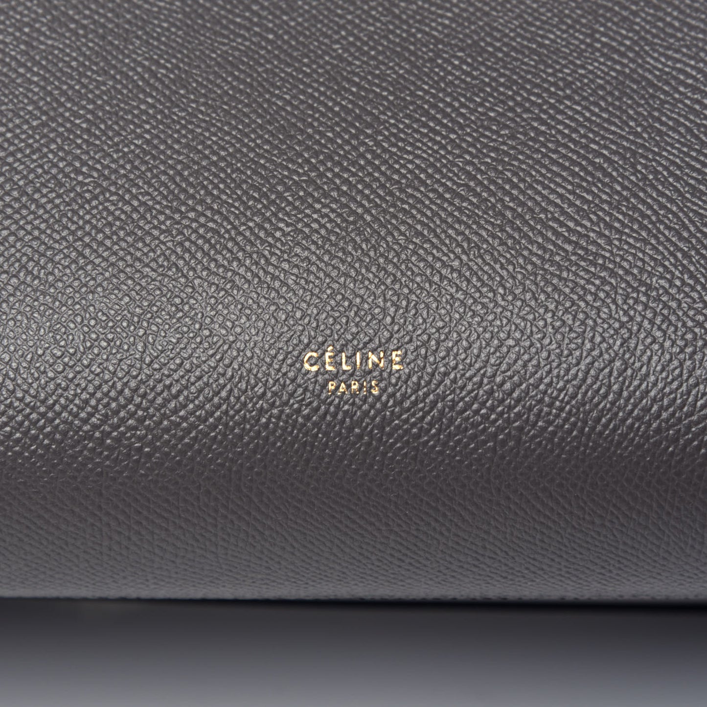 Baby Grained Calfskin Micro Belt Bag Grey