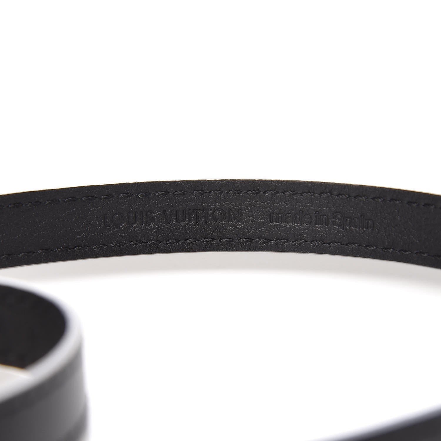 Louis Vuitton Calfskin Box It Bracelet 17 Black 5 of 5