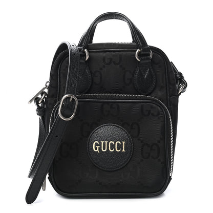 Gucci Econyl Nylon Monogram Off The Grid Shoulder Bag Black 1 of 8