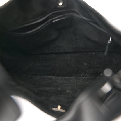 Gucci Calfskin Logo Hobo Bag Black 5 of 17