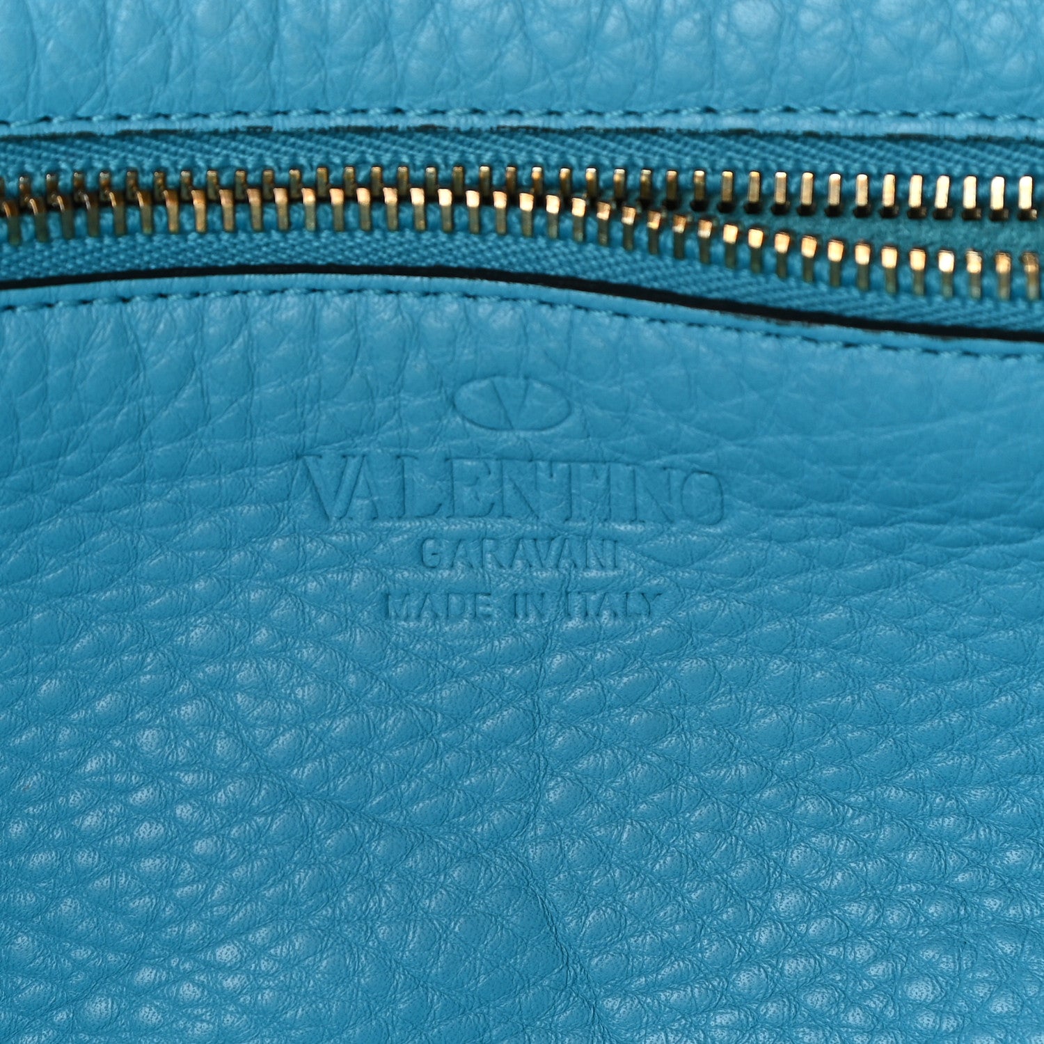 Valentino Garavani Pebbled Calfskin Small Rockstud Tote Parrot 6 of 9