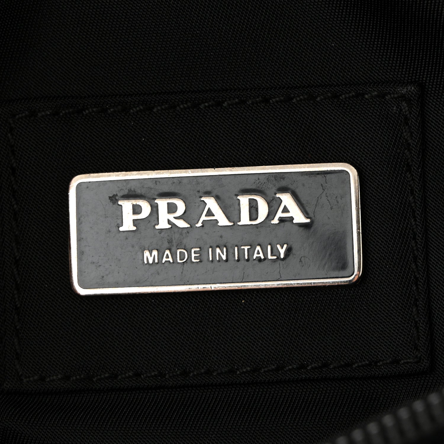 Prada Tessuto Nylon Belt Bag Black 7 of 11