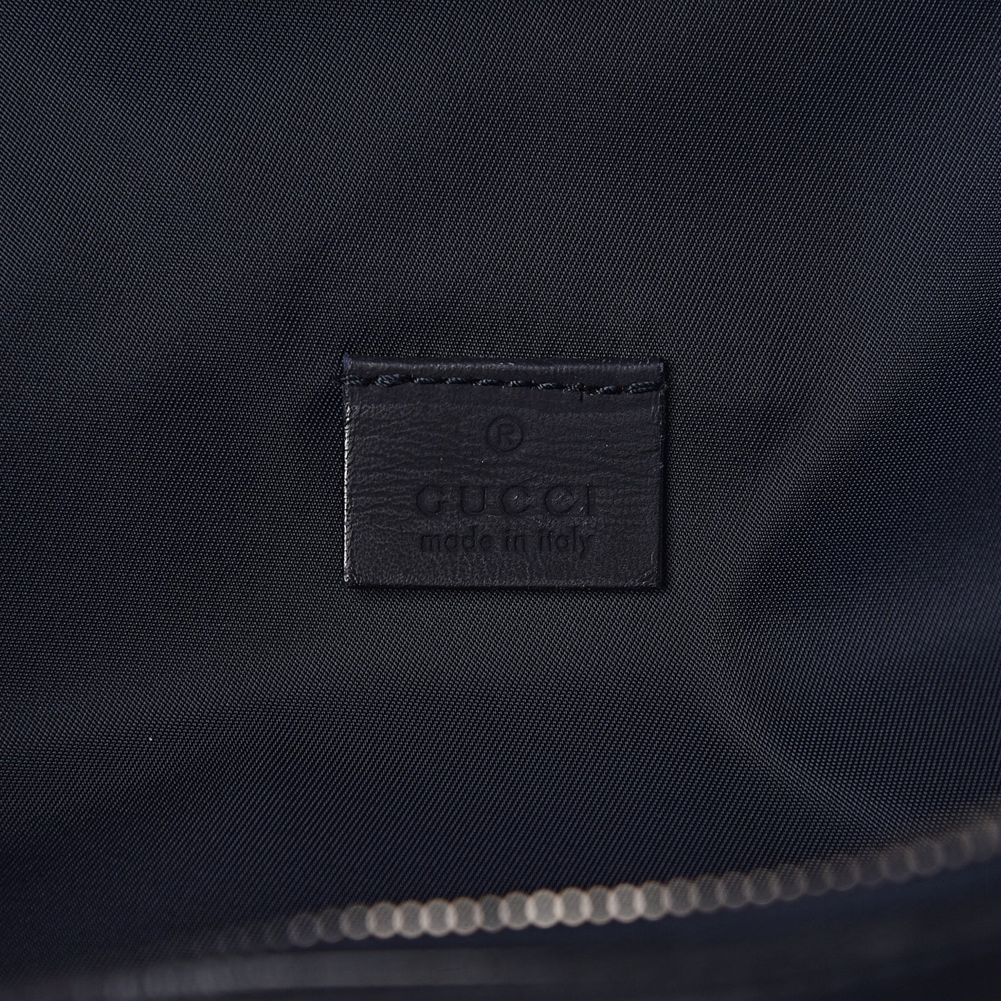 Guccissima Web Belt Bag Navy