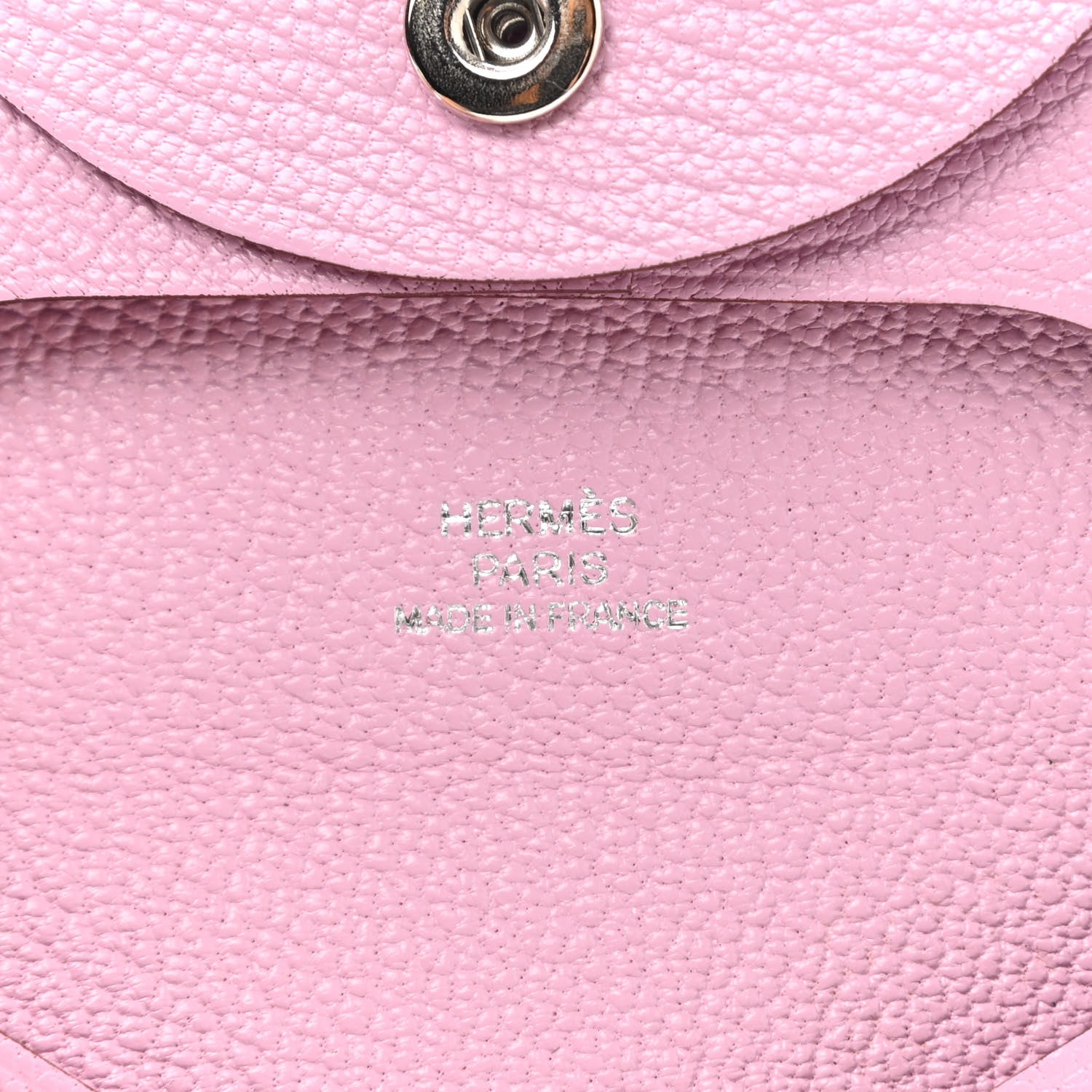 Hermes Chevre Mysore Bastia Coin Purse Mauve Sylvestre 6 of 7