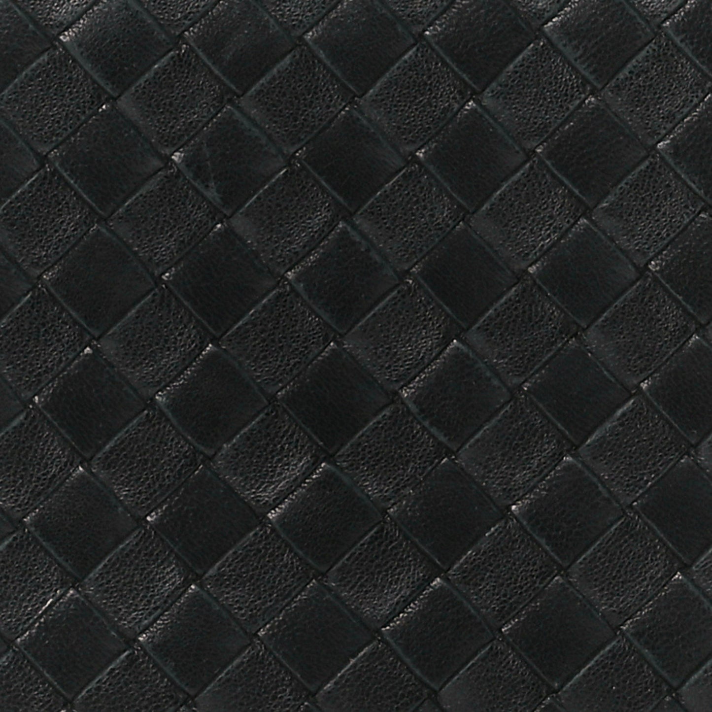 Nappa Intrecciato Zip Around Wallet Black