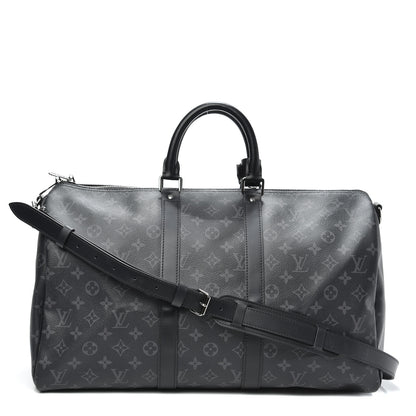 Louis Vuitton Monogram Eclipse Keepall Bandouliere 45 1 of 10