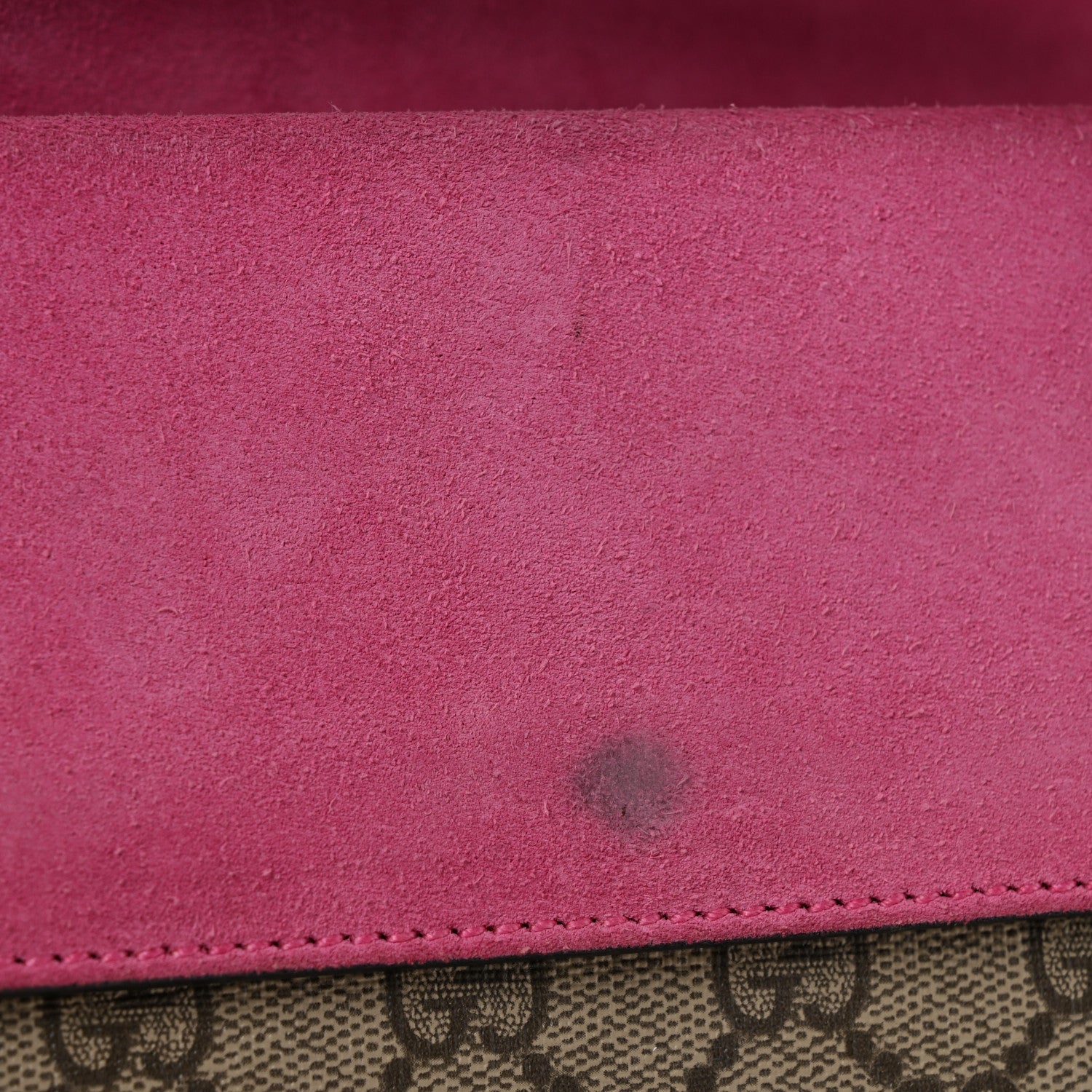 Gucci GG Supreme Monogram Small Dionysus Shoulder Bag Pink 11 of 13