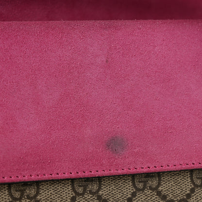 Gucci GG Supreme Monogram Small Dionysus Shoulder Bag Pink 11 of 13