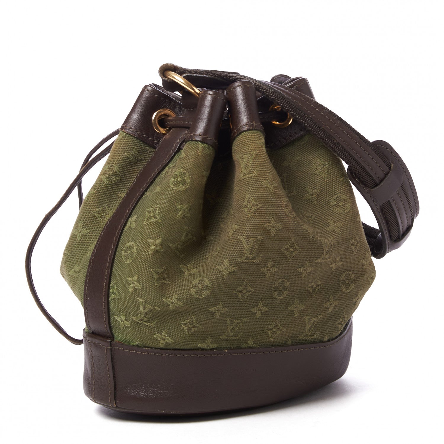 Louis Vuitton Mini Monogram Noelie Kaki 2 of 8