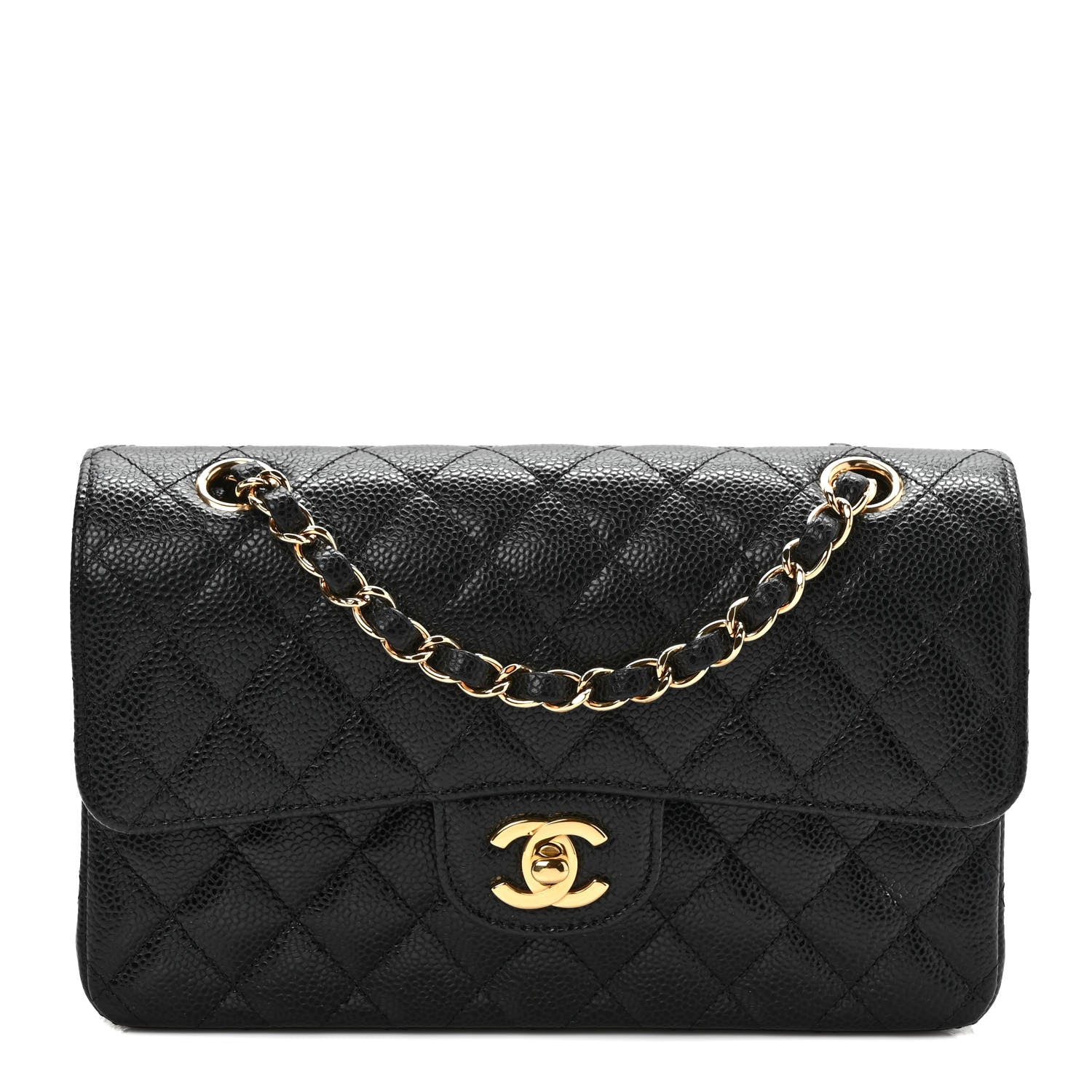 Chanel Caviar Quilted Small Double Flap Black 1 of 11