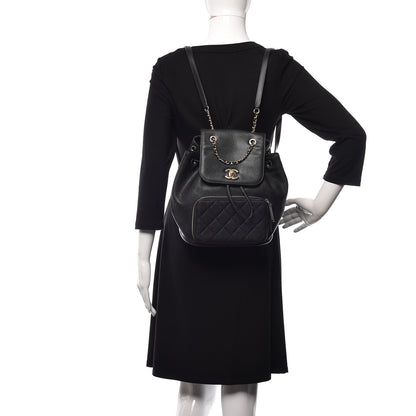 Chanel Caviar Quilted Business Affinity Backpack Black 2 of 11