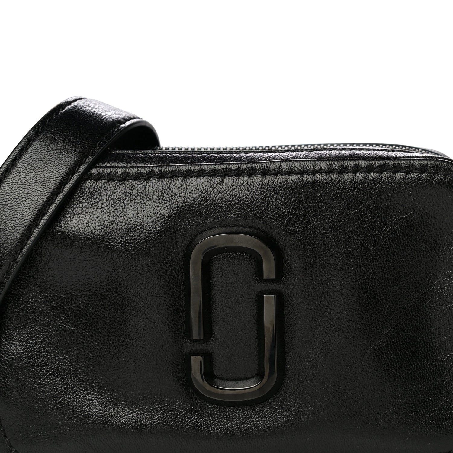 Marc Jacobs Supple Natural Grain Calfskin The Softshot 21 Bag Black 10 of 12
