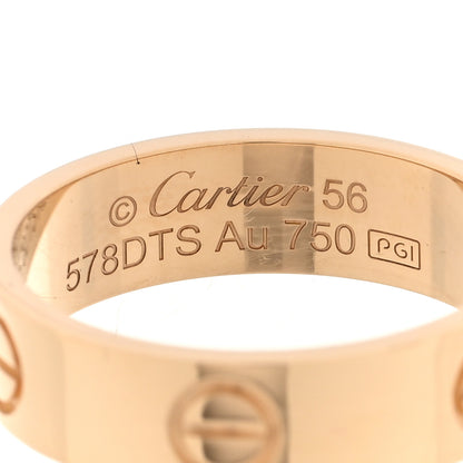Cartier 18K Yellow Gold 5.5mm LOVE Ring 56 7.5 4 of 5