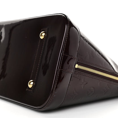 Louis Vuitton Vernis Alma GM Amarante 9 of 9