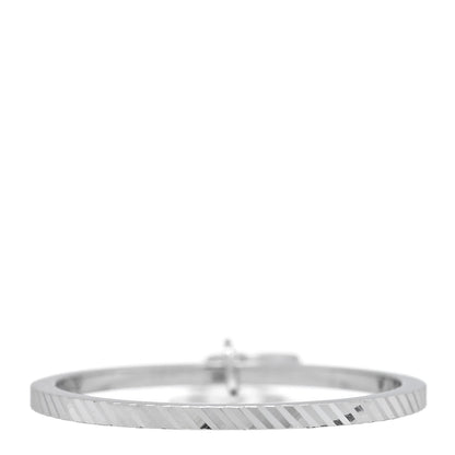Gucci 18K White Gold Running G Charm Ring 51 5.75 3 of 5