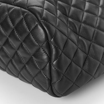 Chanel Calfskin Quilted Large Urban Spirit Backpack Dark Purple 7 of 7
