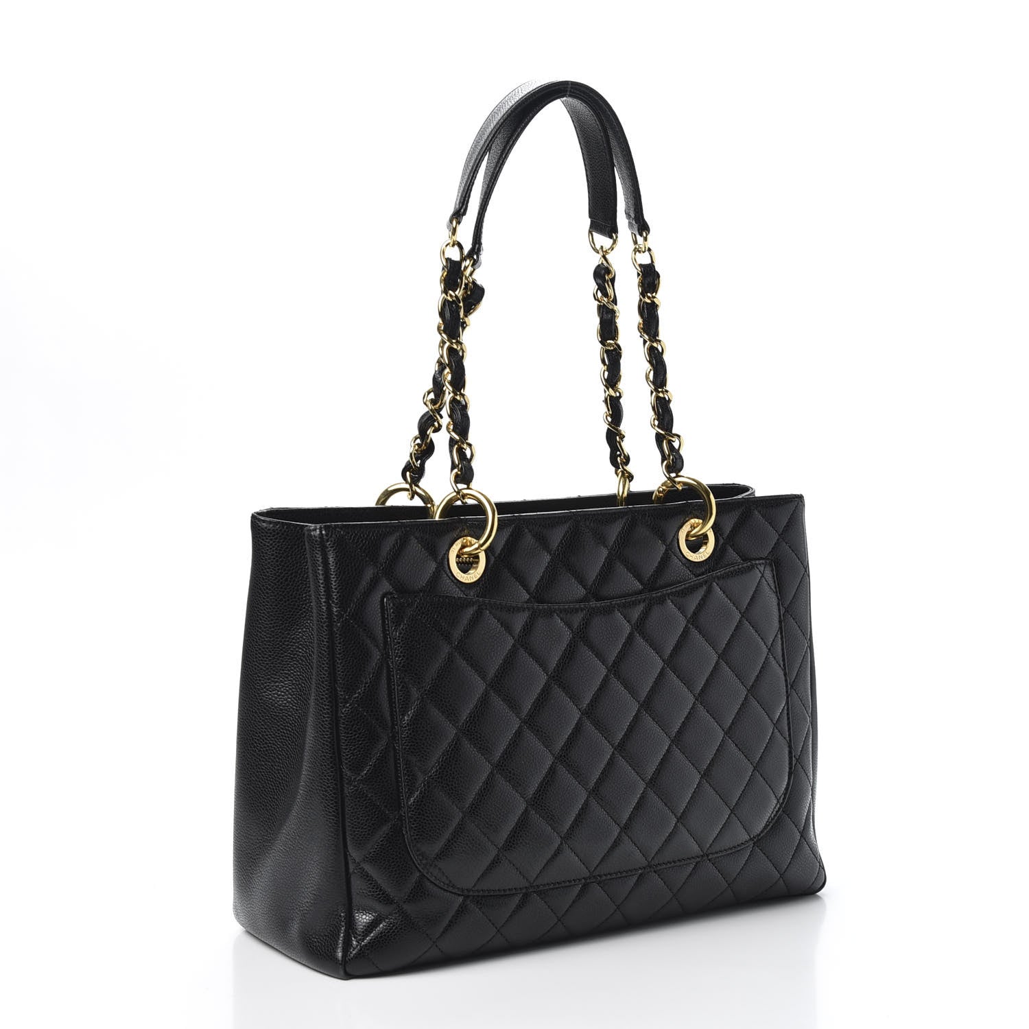 Chanel Caviar Quilted Grand Shopping Tote GST Black 2 of 12