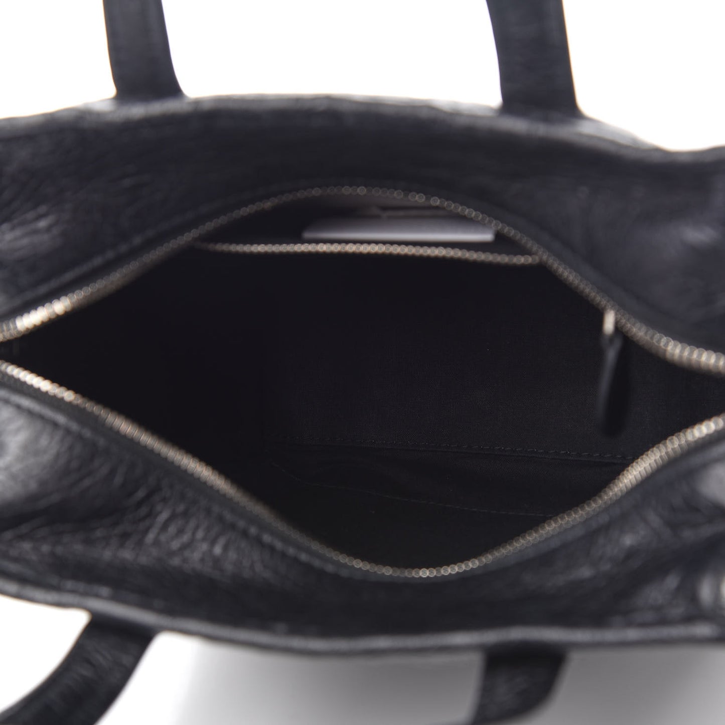 Agneau XS Bazar Shopper Tote Black