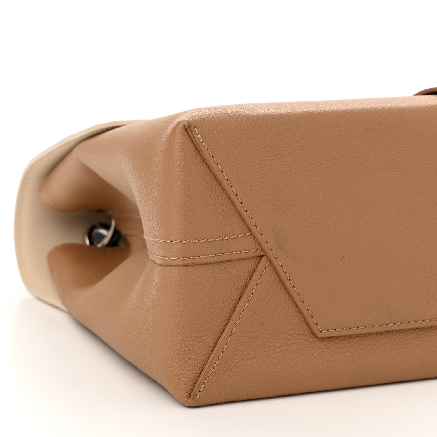 Louis Vuitton Cuir Plume Ecume Very One Handle Sesame Creme 7 of 11