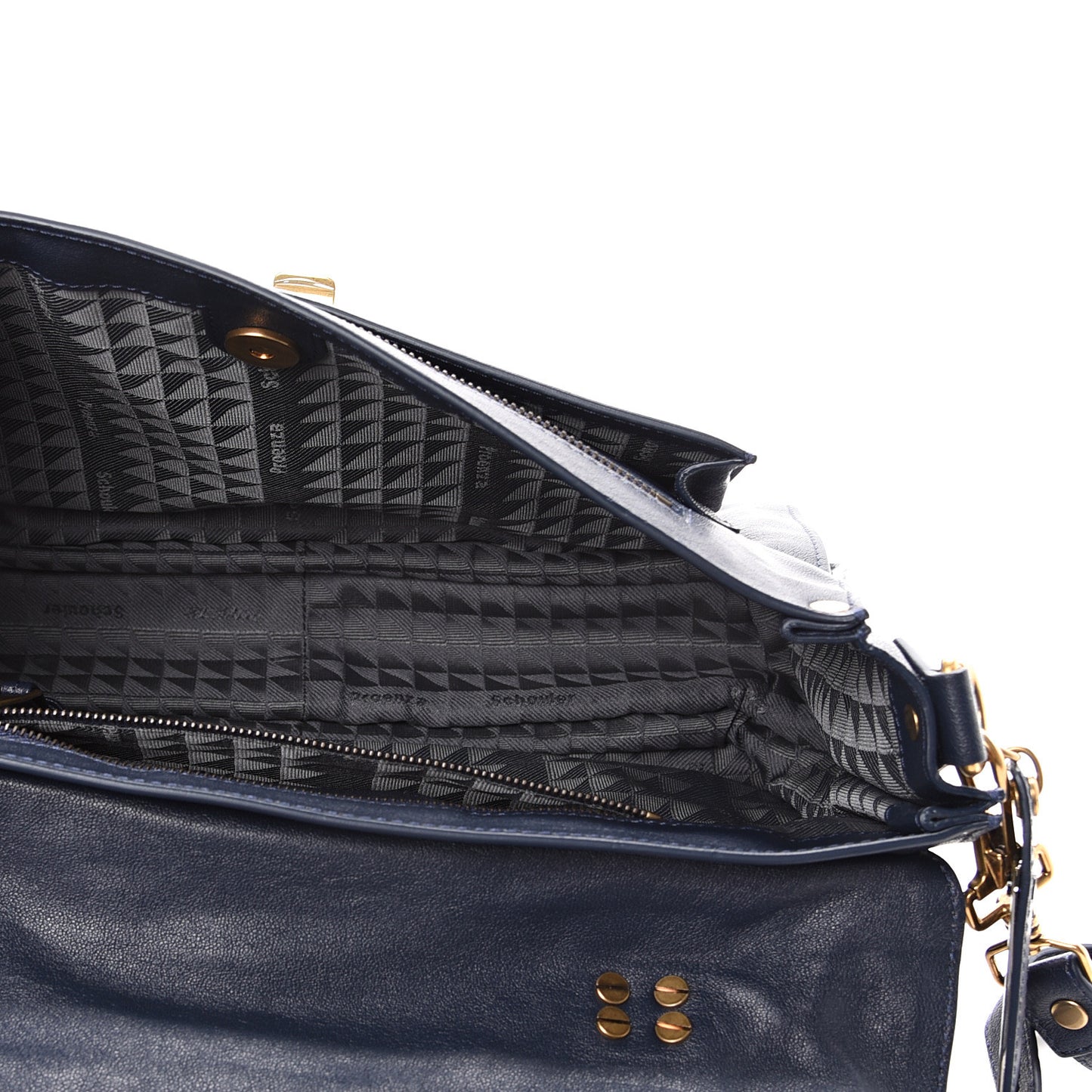 Lambskin Medium PS1 Satchel Midnight