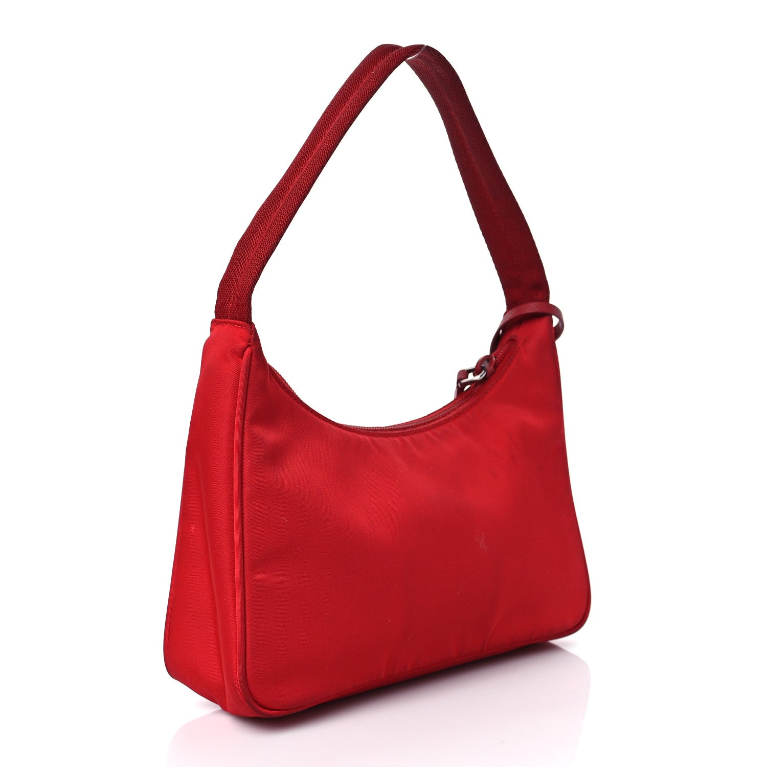 Prada Tessuto Nylon Mini Re-Edition 2000 Bag Rosso 3 of 17