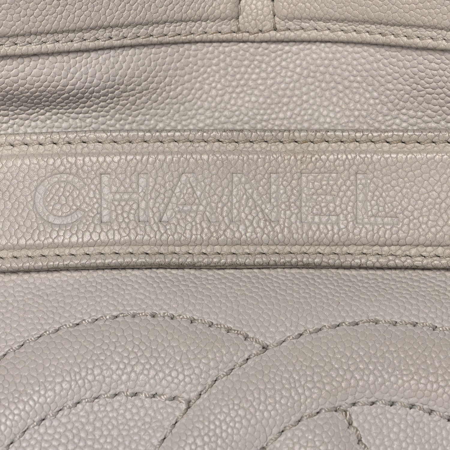 Chanel Caviar Timeless CC Shopping Tote White 12 of 13