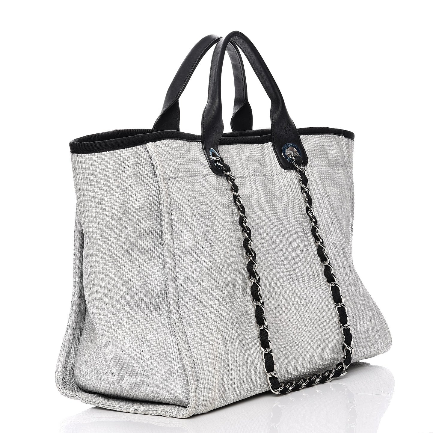 Canvas Large Deauville Tote Grey